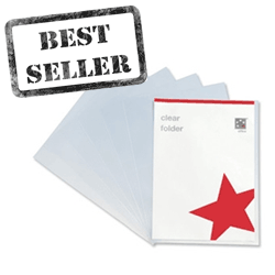 5 Star Clear Plastic Folders A4 [Pack 100]